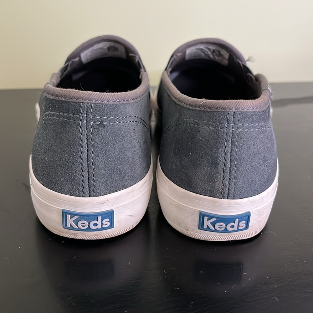 Keds Gray Blue Ortholite Double Decker Suede Sneaker - Picture 5 of 10